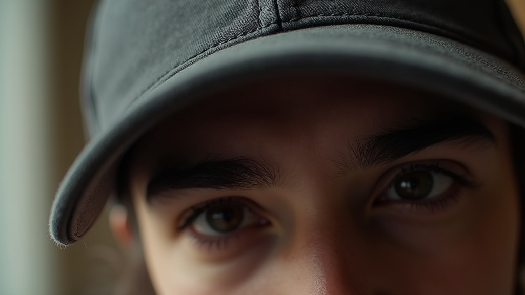 Close-up of a cap's inner sweatband showing the fabric that touches the scalp