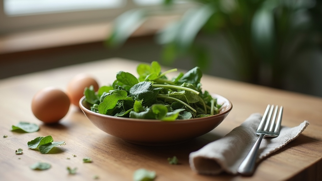 Bowl of nutrient-dense food representing diet and hair loss connection